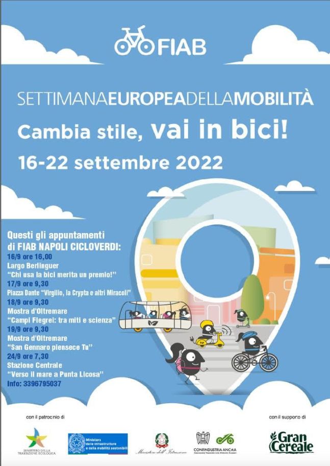 Napoli: con Fiab cambia stile, vai in bici - Pubblica Now